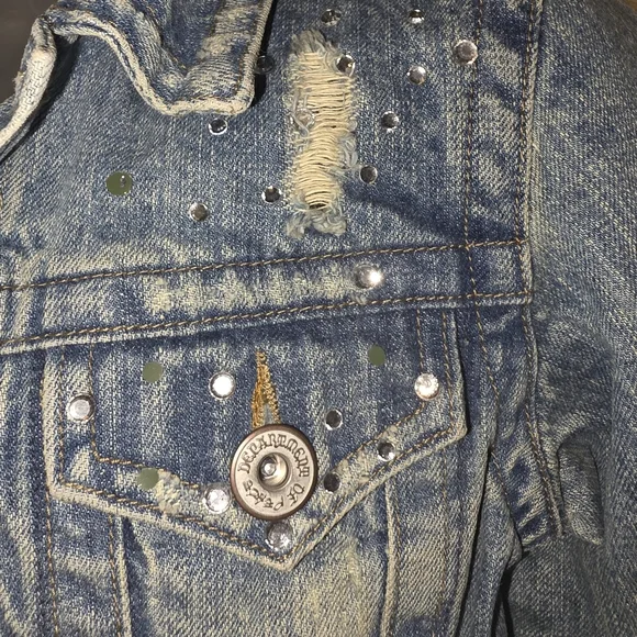 Z. Cavaricci Blue Denim Jacket - Picture 3 of 4